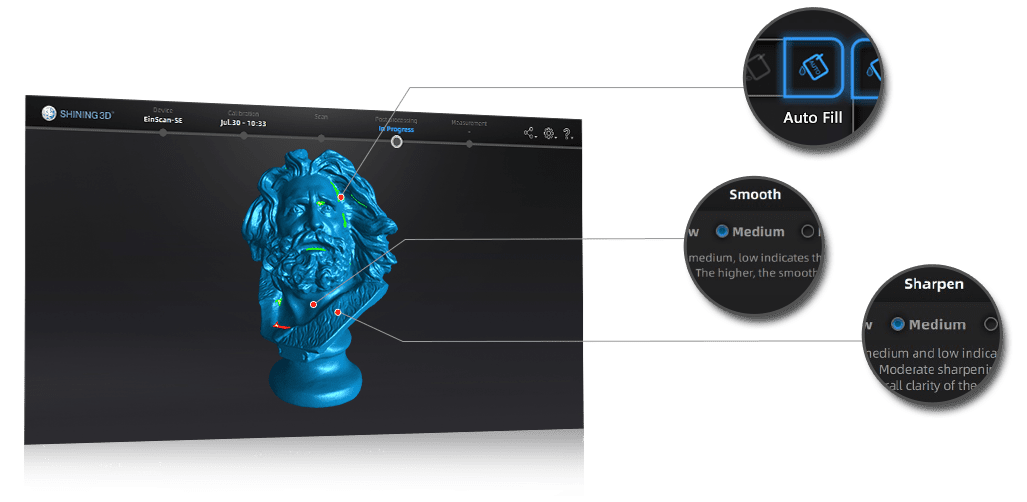EINSCAN SE - SCANNER 3D FISSO