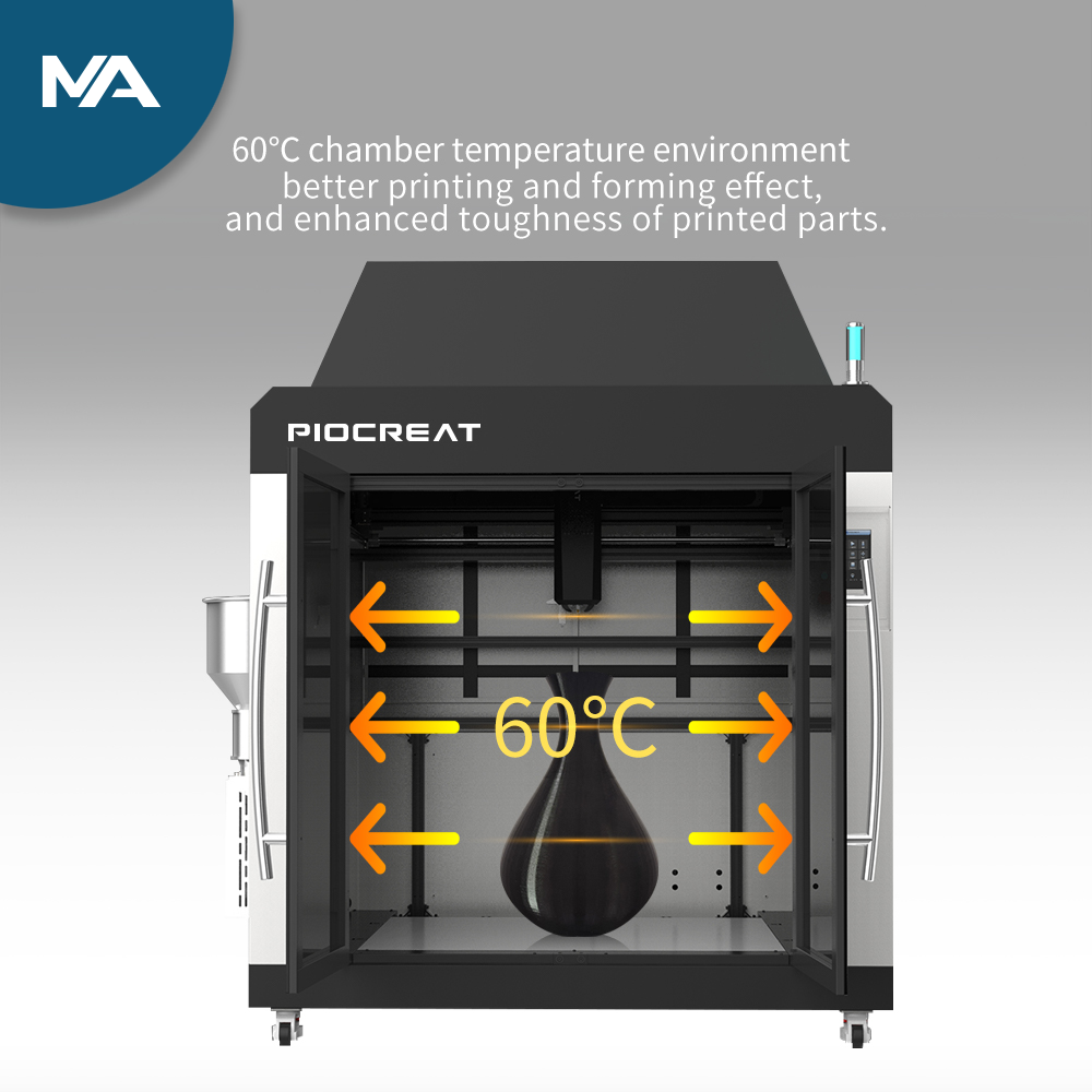 Piocreat G12 - Stampante 3D Pellet - Make Additive