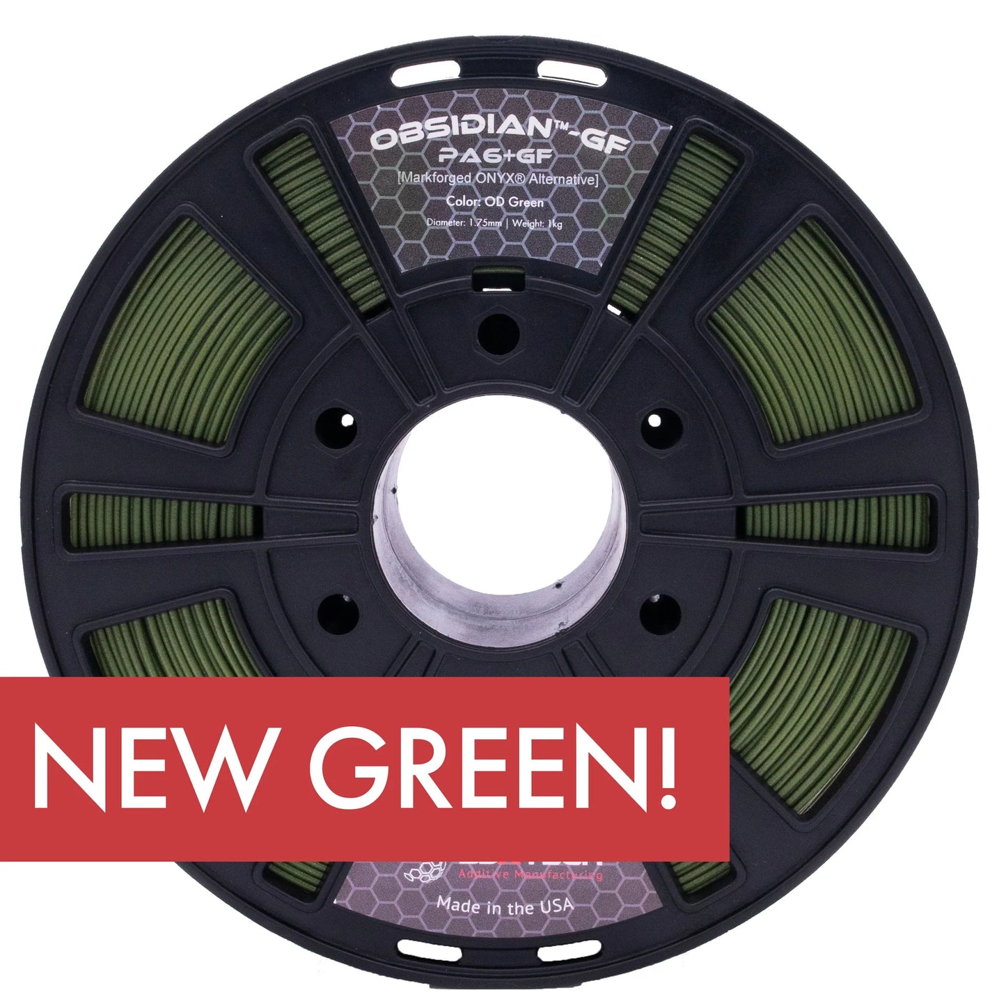 Obsidian™ GF+PA6 – Alternativa compatibile Markforged | Make Additive